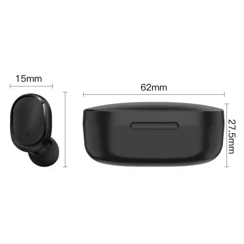 E6S Wireless Bluetooth Earphones TWS Headset  Noise Cancelling Wireless Earbuds with Microphone | Waterproof | HiFi Stereo Sound | Long Battery Life