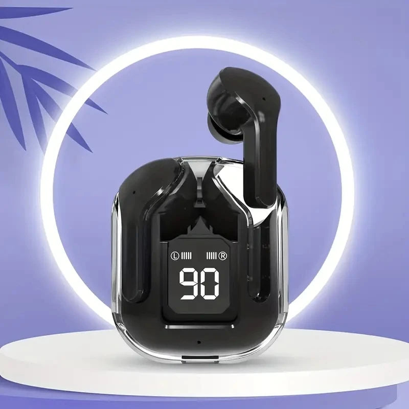 T2 Wireless Bluetooth Earphones – Transparent HIFI Sound with LED Power Display