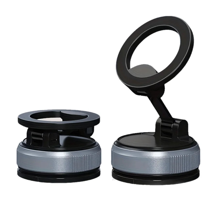 DUTRIEUX|Upgraded Aluminum Alloy Magnetic Car Phone Holder – 360° Rotation & Foldable Design