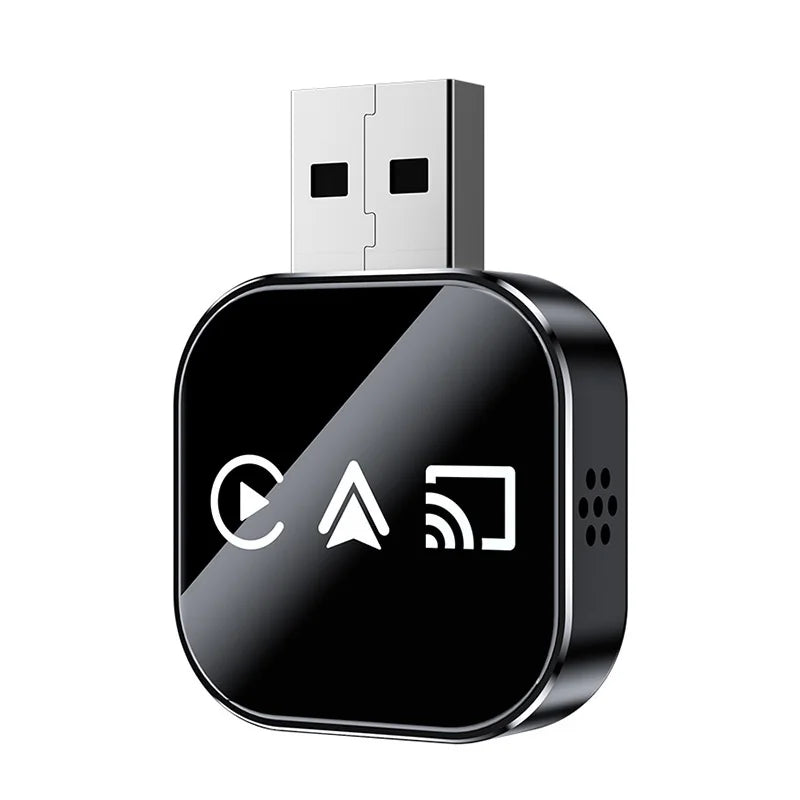 3-in-1 Wireless CarPlay Adapter 2025 | Convert Wired to Wireless | Mirror Link Support