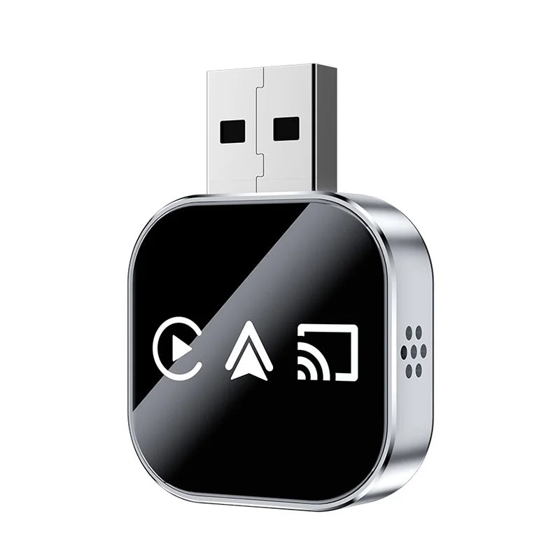 3-in-1 Wireless CarPlay Adapter 2025 | Convert Wired to Wireless | Mirror Link Support