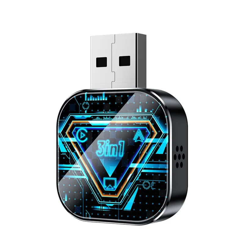 3-in-1 Wireless CarPlay Adapter 2025 | Convert Wired to Wireless | Mirror Link Support