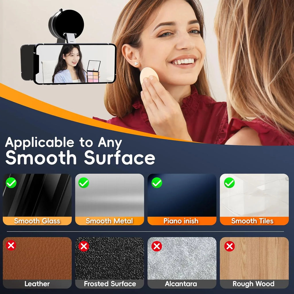 DUTRIEUX|Upgraded Aluminum Alloy Magnetic Car Phone Holder – 360° Rotation & Foldable Design